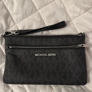 Michael Kors Black Wristlet